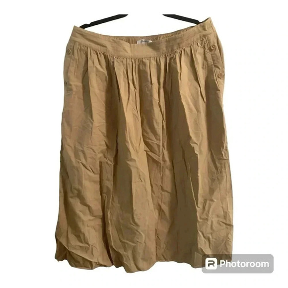 NWT Madewell tan skirt Size Large - Picture 2 of 4